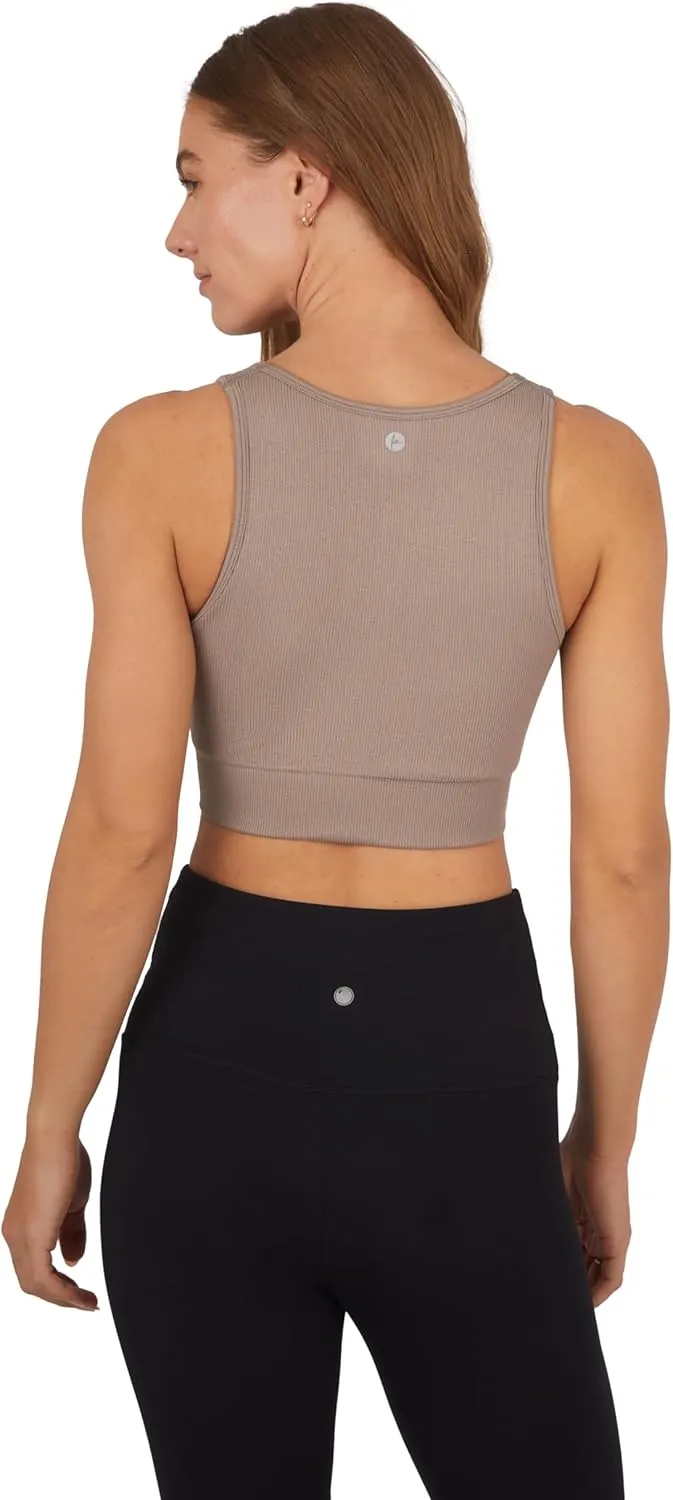 90 Degree By Reflex Womens 2 Pack Seamless Raya V-Neck Tank Top