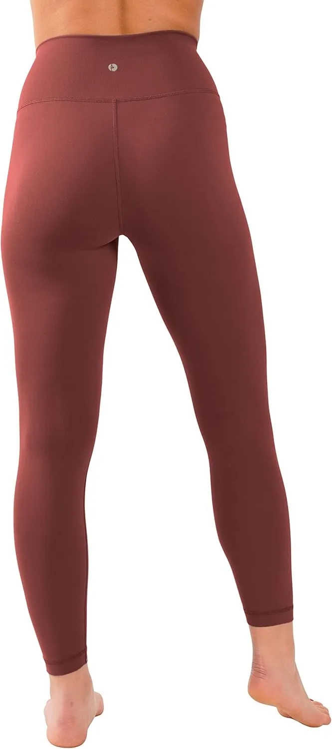 90 Degree By Reflex Womens Wonderlink Elastic Free High Crossover Waist 7/8th Ankle Leggings