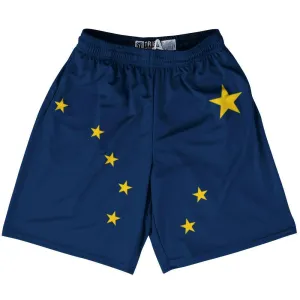 Alaska State Flag 9" Inseam Lacrosse Shorts