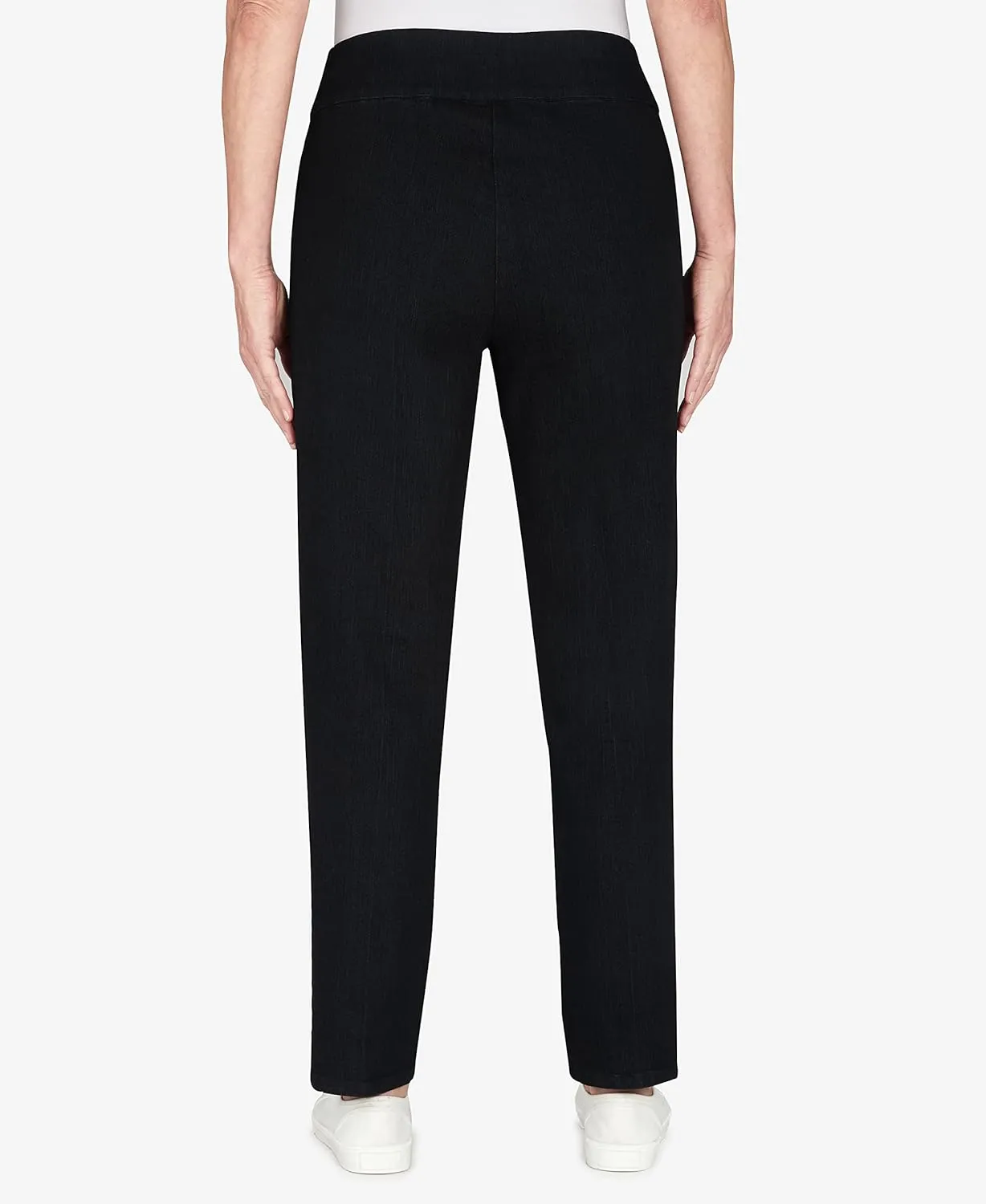 Alfred Dunner Womens Super Stretch Mid-Rise Short Length Pant