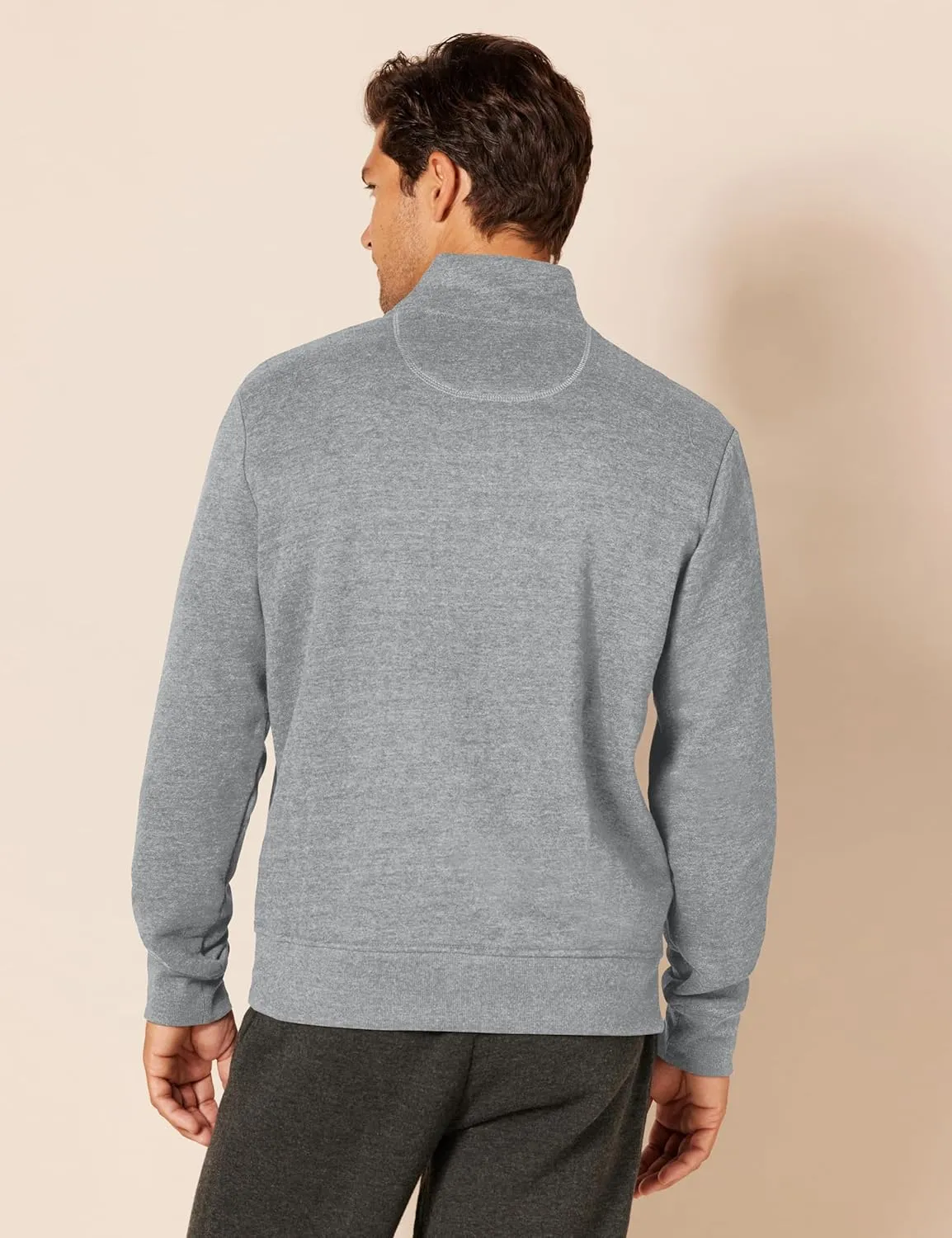 Amazon Essentials Men's Long-Sleeve Quarter-Zip Fleece Sweatshirt