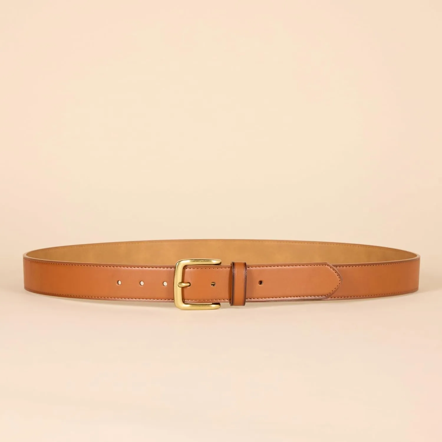 Amazon Essentials Men's Raw Edge Jeans Belt