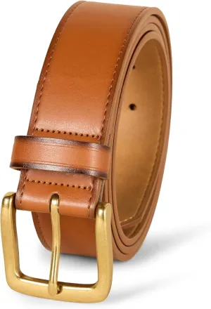 Amazon Essentials Men's Raw Edge Jeans Belt