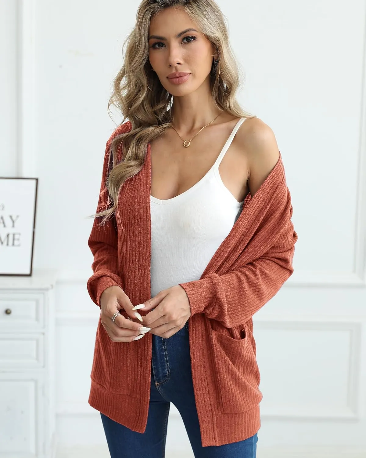 Argstar Women's Cardigan with 4 Pockets (Available in Inner Pocket)