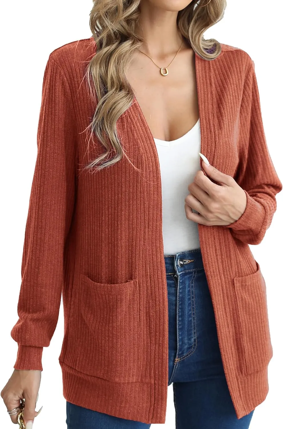 Argstar Women's Cardigan with 4 Pockets (Available in Inner Pocket)