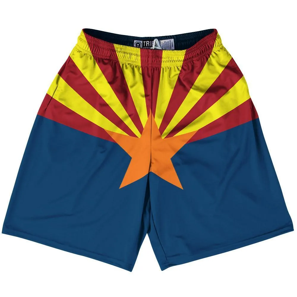 Arizona State Flag 9" Inseam Lacrosse Shorts