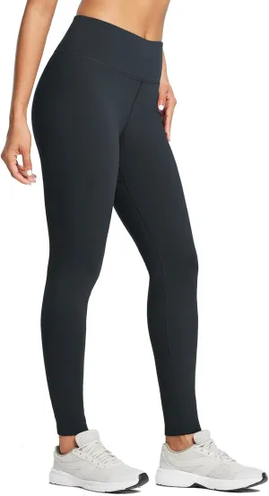 baleaf Women's Fleece Lined Leggings Water Resistant Thermal Winter Warm Tights High Waisted with Pockets Running Gear