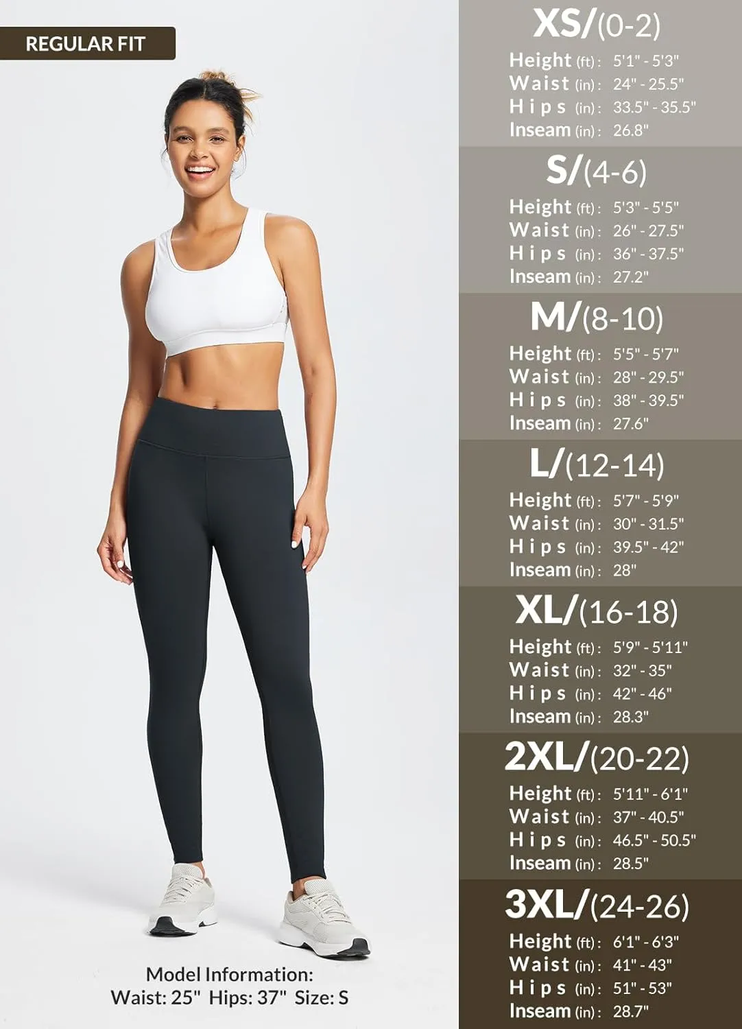 baleaf Women's Fleece Lined Leggings Water Resistant Thermal Winter Warm Tights High Waisted with Pockets Running Gear