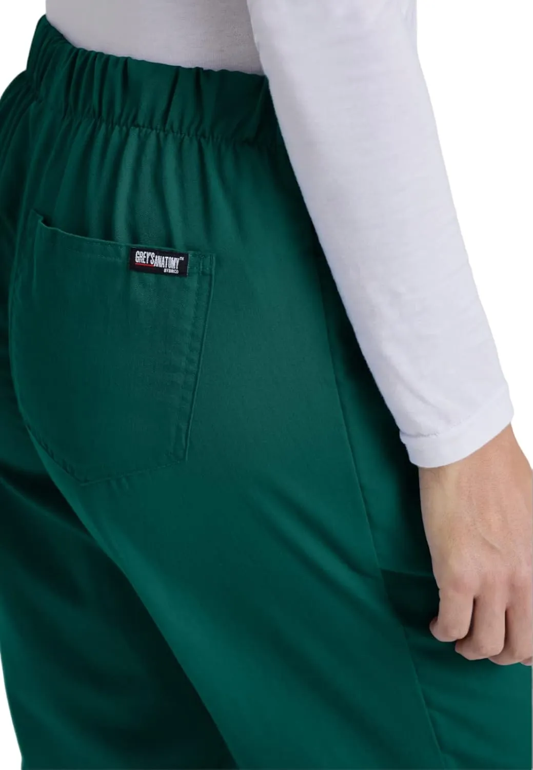 BARCO Grey's Anatomy Scrubs - Riley Scrub Pant for Women, Elastic Back Waist, Mid-Rise Flared Leg Women's Scrub Pant