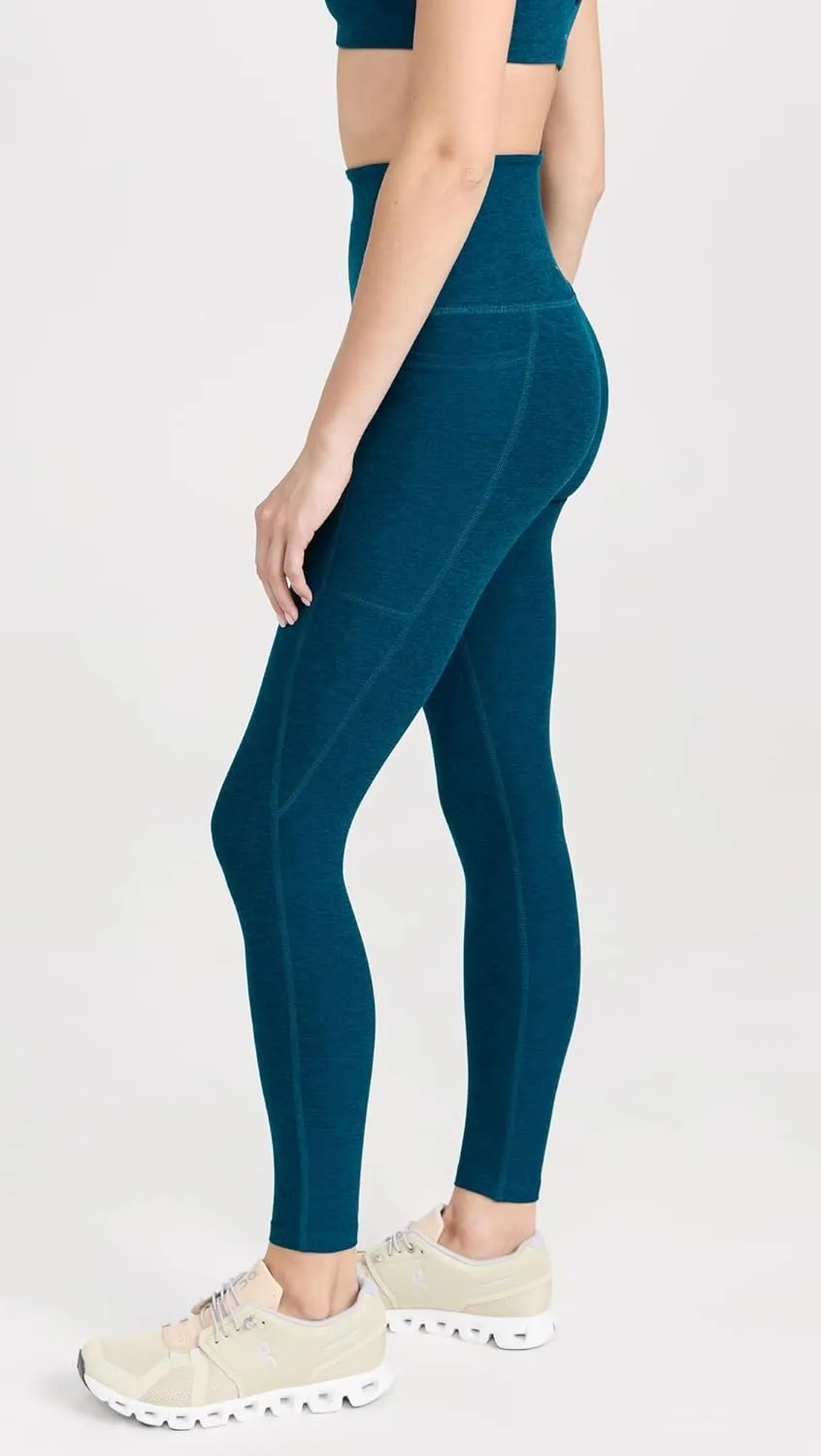 Beyond Yoga Women's Spacedye Out of Pocket High Waisted Midi Leggings