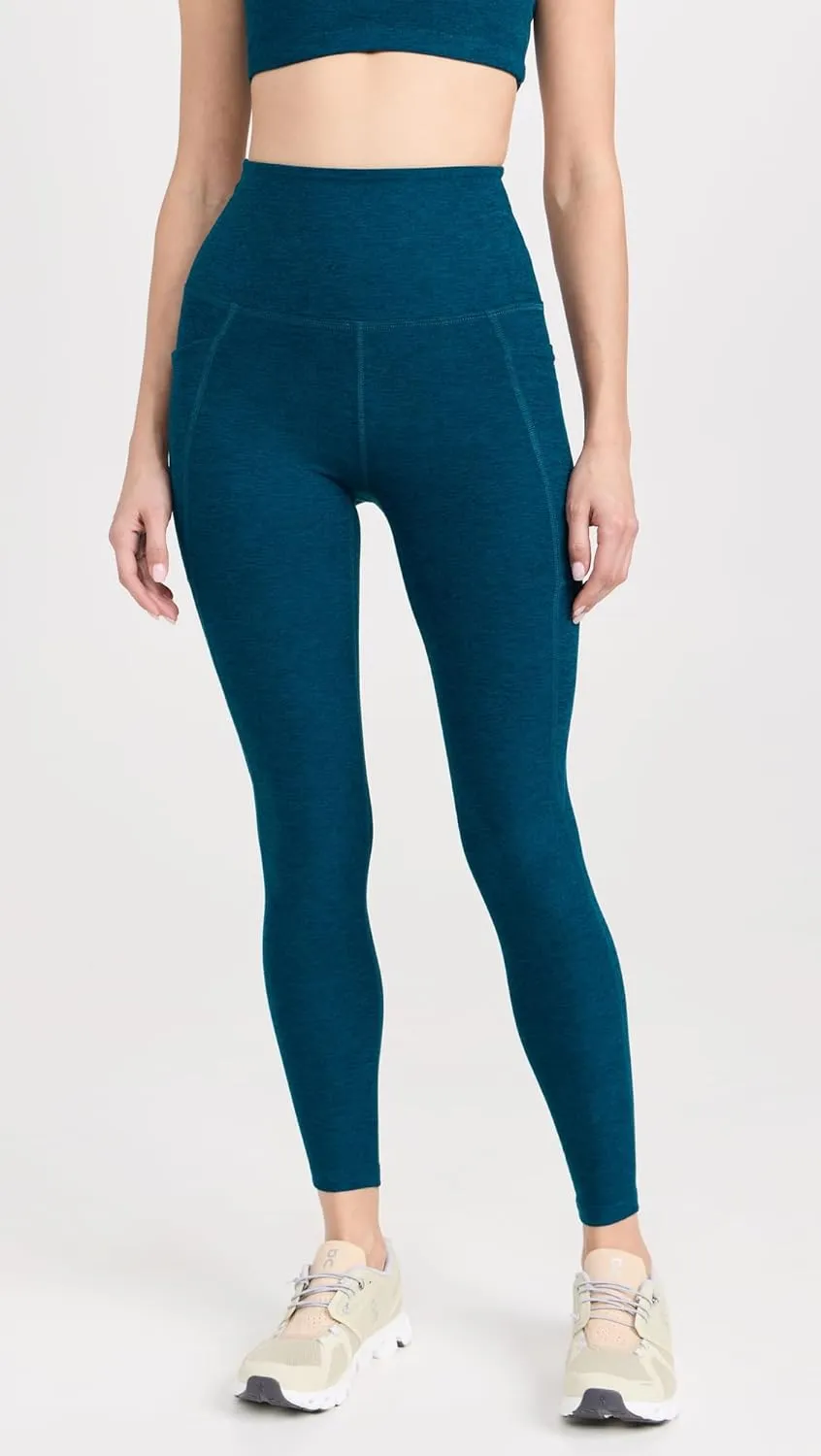 Beyond Yoga Women's Spacedye Out of Pocket High Waisted Midi Leggings