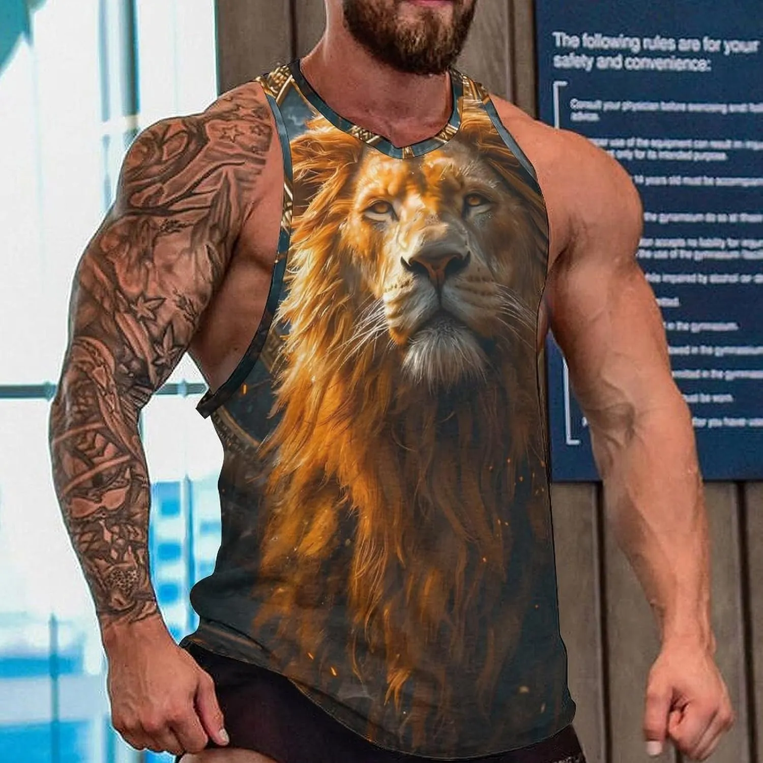 Big and Tall Tank Tops for Men Cropped Sleeveless Undershirt Men Workout Tank Tops