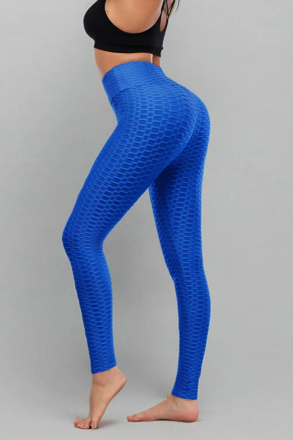 Butt Lifting Leggings for Women Yoga Workout Gym High Waisted Plus Size Soft Tummy Control Pants