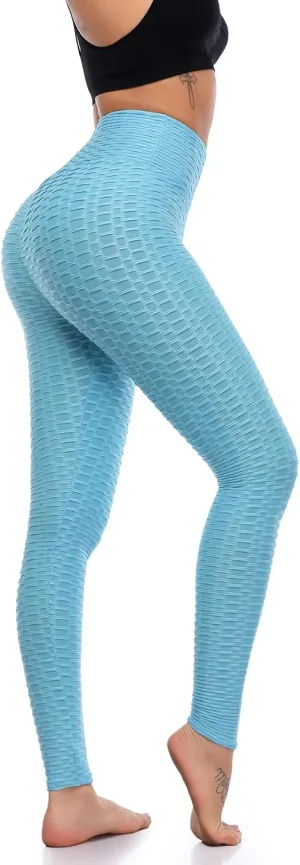 Butt Lifting Leggings for Women Yoga Workout Gym High Waisted Plus Size Soft Tummy Control Pants
