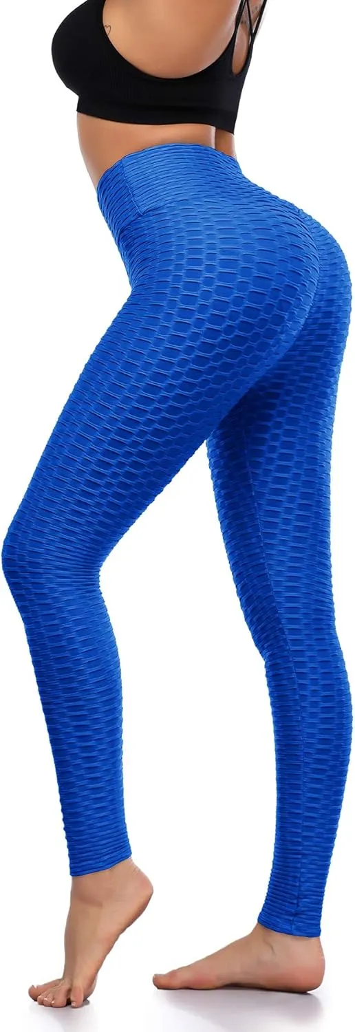 Butt Lifting Leggings for Women Yoga Workout Gym High Waisted Plus Size Soft Tummy Control Pants