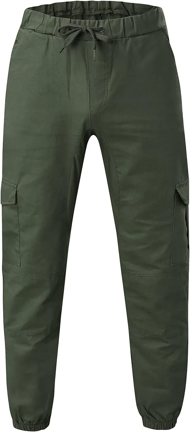 Cargo Sweatpants for Men Mens Lounge Pants Men Casual Cargo Pants Hiking Pants Workout Joggers Men's Reflective Cargo
