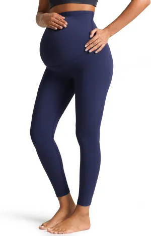 Colorfulkoala Womens Dreamlux Maternity Leggings Over The Belly 25" / 28" Inseam Soft Workout Activewear Yoga Pregnancy Pants
