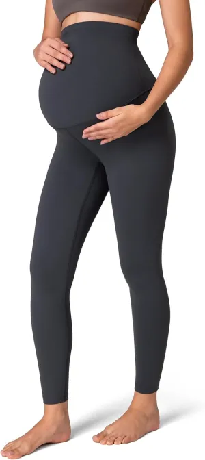 Colorfulkoala Womens Dreamlux Maternity Leggings Over The Belly 25" / 28" Inseam Soft Workout Activewear Yoga Pregnancy Pants