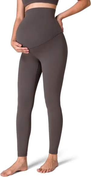 Colorfulkoala Womens Dreamlux Maternity Leggings Over The Belly 25" / 28" Inseam Soft Workout Activewear Yoga Pregnancy Pants