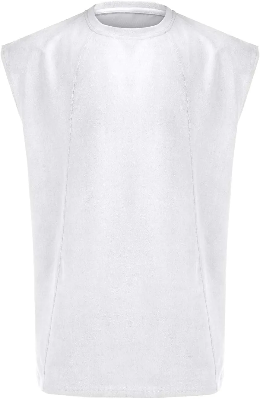 Cool Quick Dry Running Tunics Mens Athletic Sleeveless Tank Tops Gym Workout Muscle Outdoor Tees