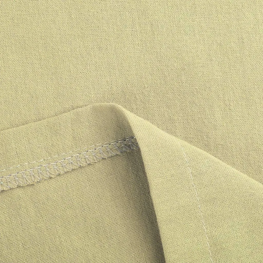 Cotton Linen Pants for Women Casual Drawstring Self-tie High Waist Fashion Loose Fit Beach Trousers with Side Pockets