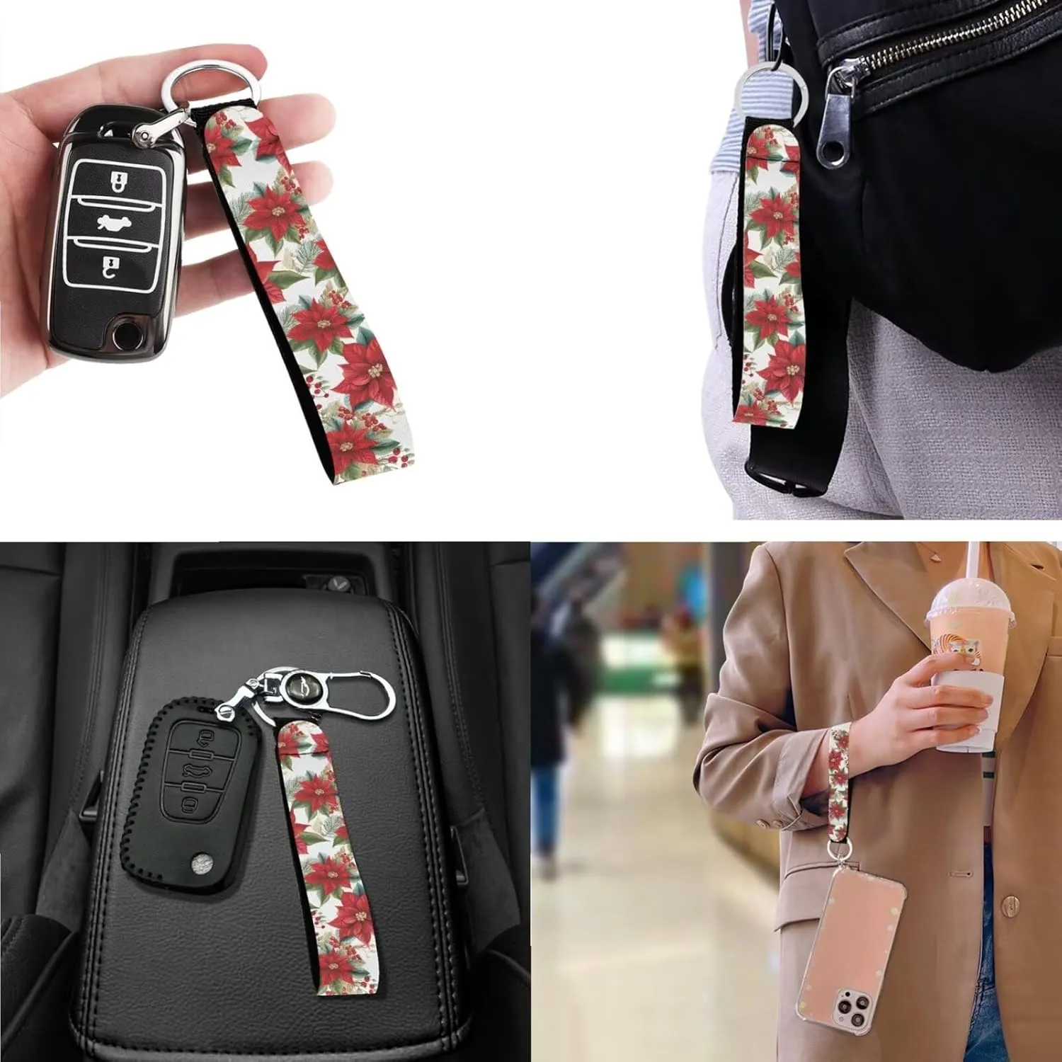 Crossbody Bags for Women Large Size with Wallet Bucket Bag and Keychain 3 Piece Trendy Shoulder Bag
