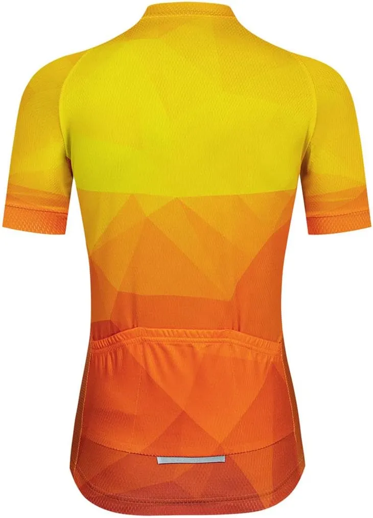 Cycling Jersey Women, Road & Mountain Ladies Bike Shirt, Bicycle Biking Tops S-3xl
