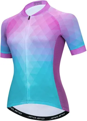 Cycling Jersey Women, Road & Mountain Ladies Bike Shirt, Bicycle Biking Tops S-3xl