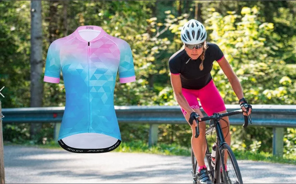 Cycling Jersey Women, Road & Mountain Ladies Bike Shirt, Bicycle Biking Tops S-3xl