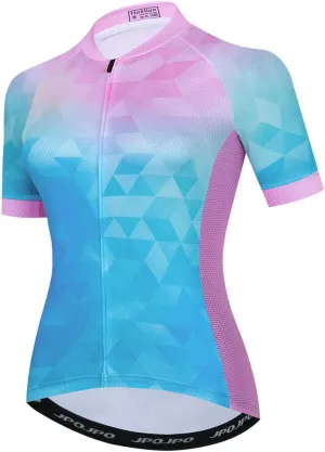 Cycling Jersey Women, Road & Mountain Ladies Bike Shirt, Bicycle Biking Tops S-3xl