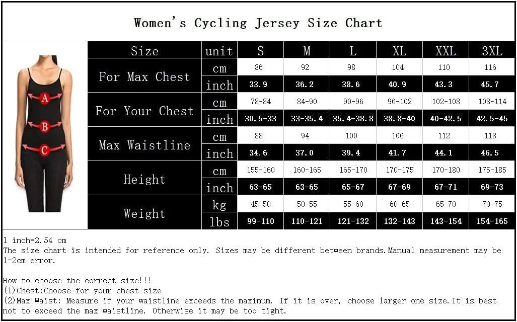 Cycling Jersey Women, Road & Mountain Ladies Bike Shirt, Bicycle Biking Tops S-3xl