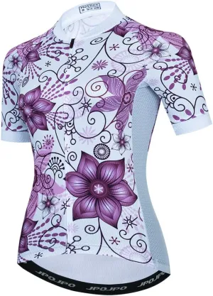 Cycling Jersey Women, Road & Mountain Ladies Bike Shirt, Bicycle Biking Tops S-3xl
