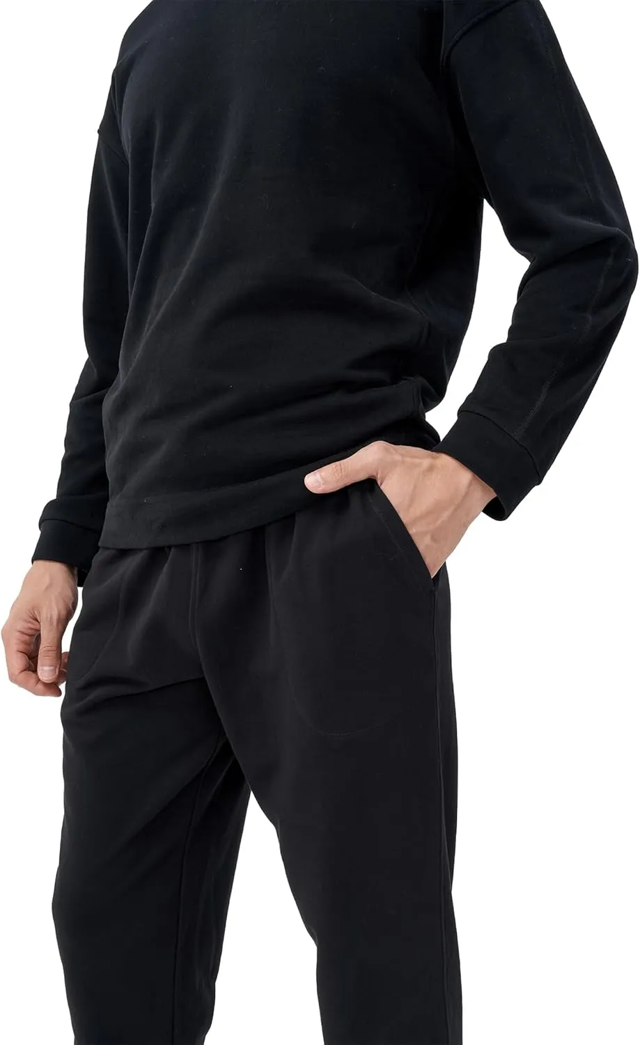 DAVID ARCHY Pajamas for Men Warm Pajamas Set Soft Cotton Men Sleepwear Winter Long Sleeve Top & Bottoms PJs