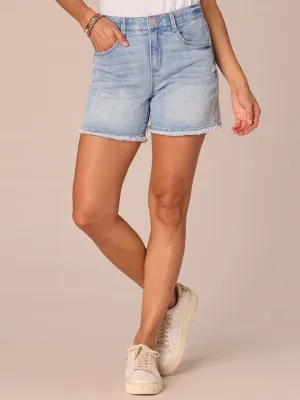 Democracy AbSolution High Rise Frayed Denim Shorts