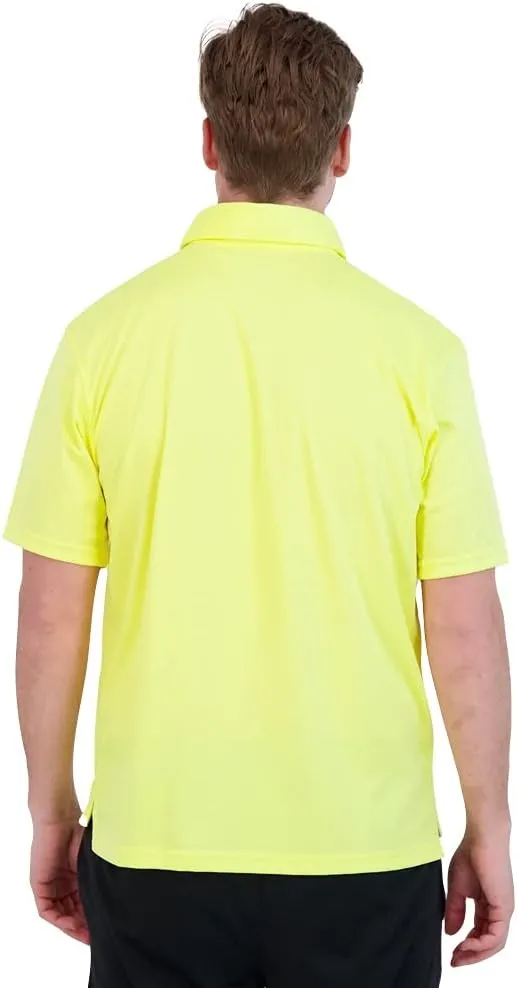 Denali Men's Golf Polo UPF 50  Short Sleeve Shirt, Quick Dry Activewear, Lightweight UV Protection