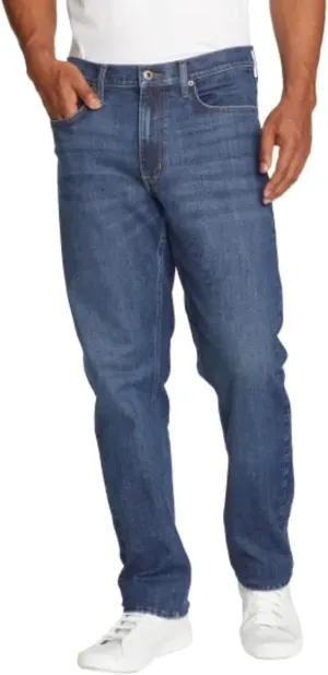 Eddie Bauer Mens Regular Fit Two-Way Stretch Jean (Blue, 36W x 30L)