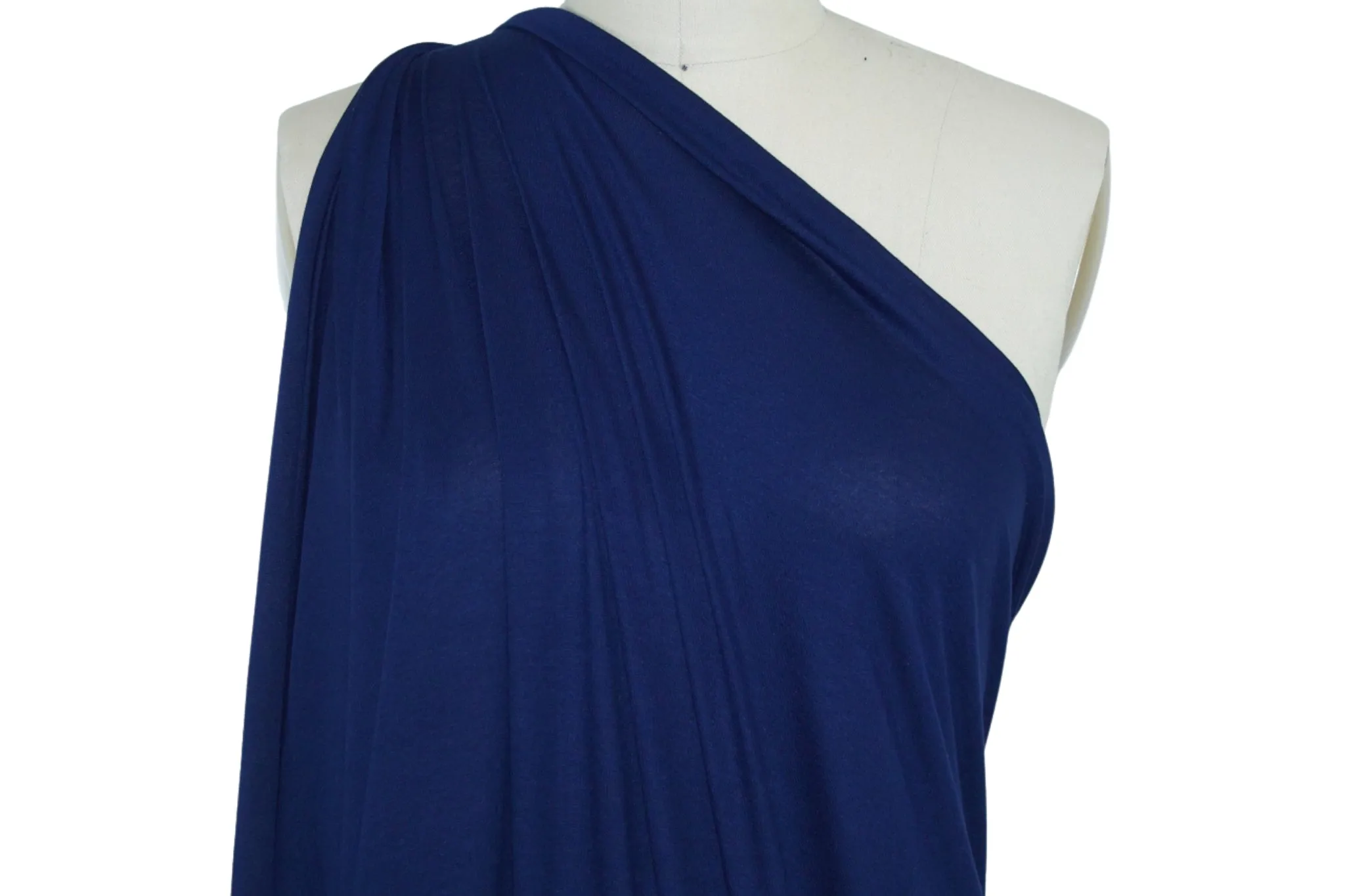 Extra Wide, Super Soft Rayon Jersey - Evening Blue