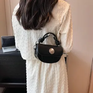 French Style Shoulder Bags for Women Y2k Leather Purse Trendy Handbags Hobo Bag Crossbody Bag Satchel 2024
