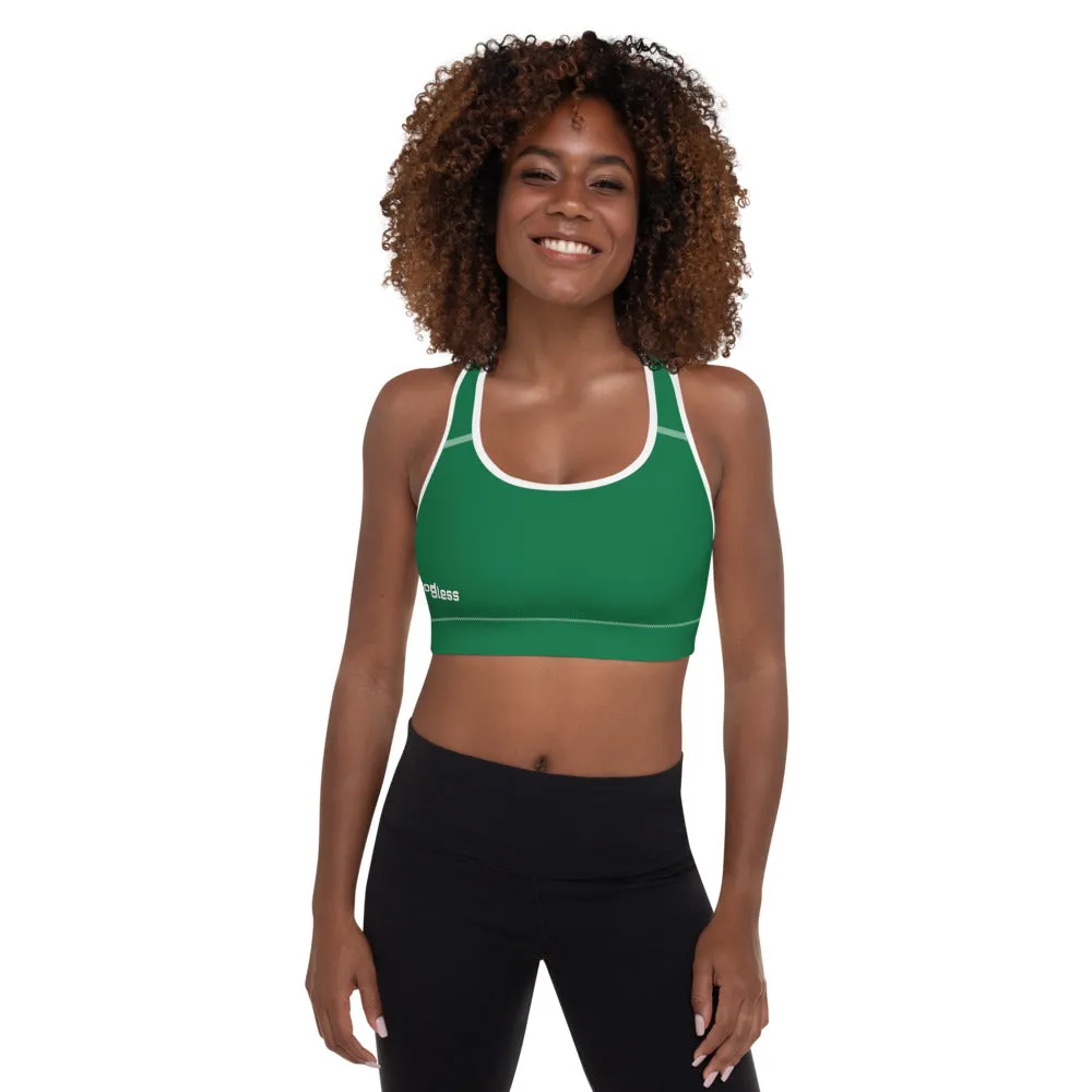 God Bless Ladies Padded Sports Bras