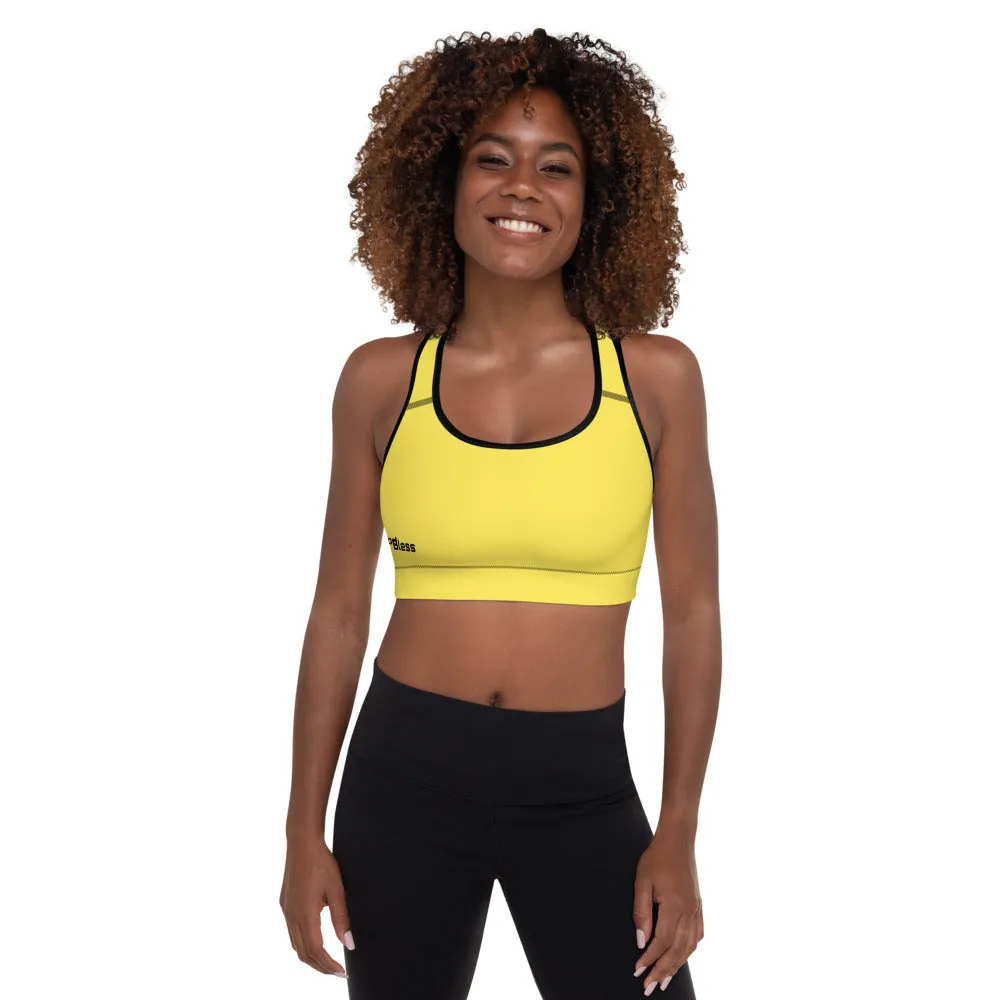 God Bless Ladies Padded Sports Bras