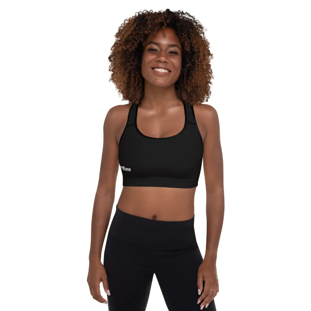 God Bless Ladies Padded Sports Bras