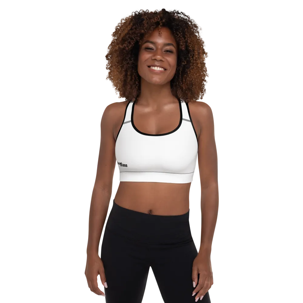 God Bless Ladies Padded Sports Bras