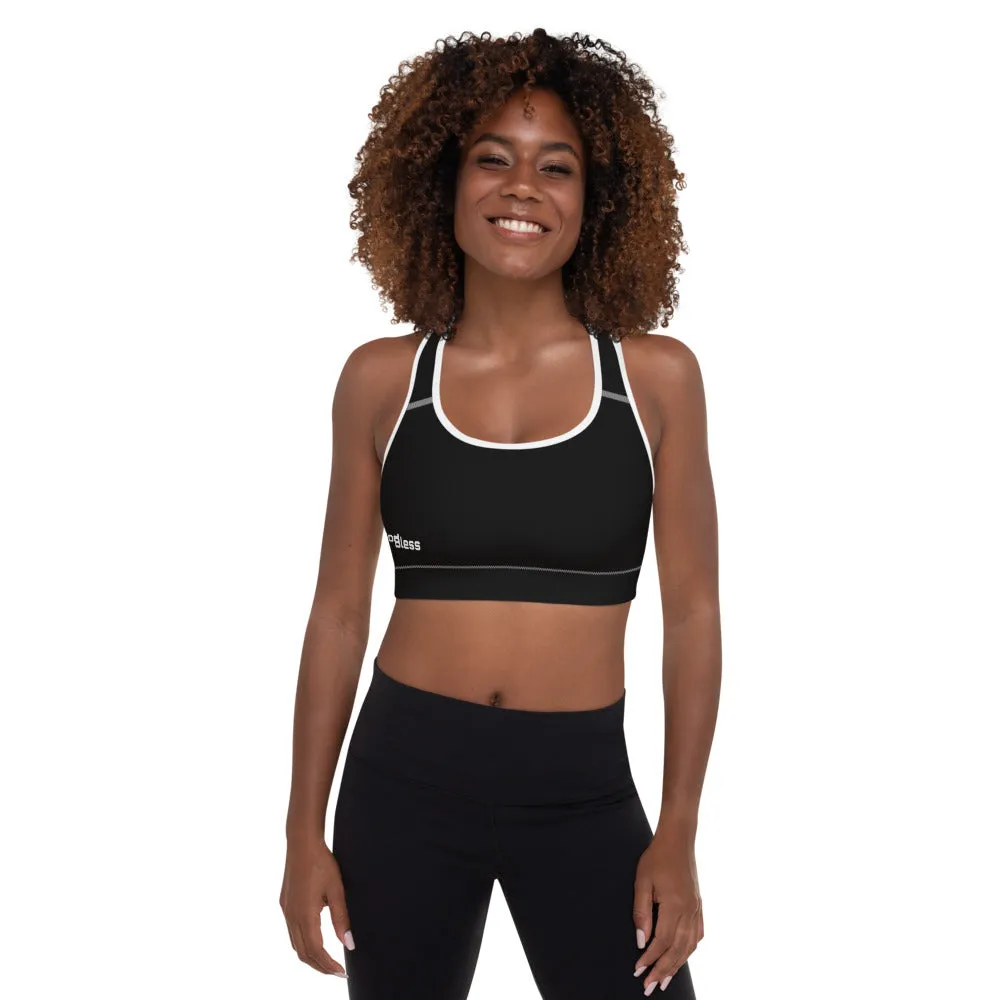 God Bless Ladies Padded Sports Bras