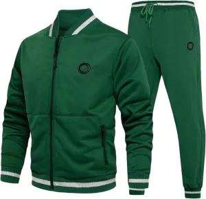GUOYUXIAO Men's Running Sportswear for Autumn and Winter, Student Hoodies, 2-Piece Sets