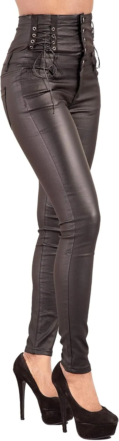 High Waisted Jeans for Women, Trendy Womens Jeans, Skinny Butt Lift Pants for Women with Tummy Control.