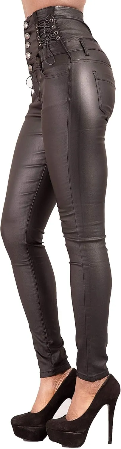 High Waisted Jeans for Women, Trendy Womens Jeans, Skinny Butt Lift Pants for Women with Tummy Control.