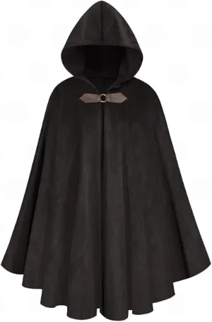 Holloween Costume Renaissance Hooded Cloak - Medieval Ranger Cloak, Cosplay Cape for Men and Women