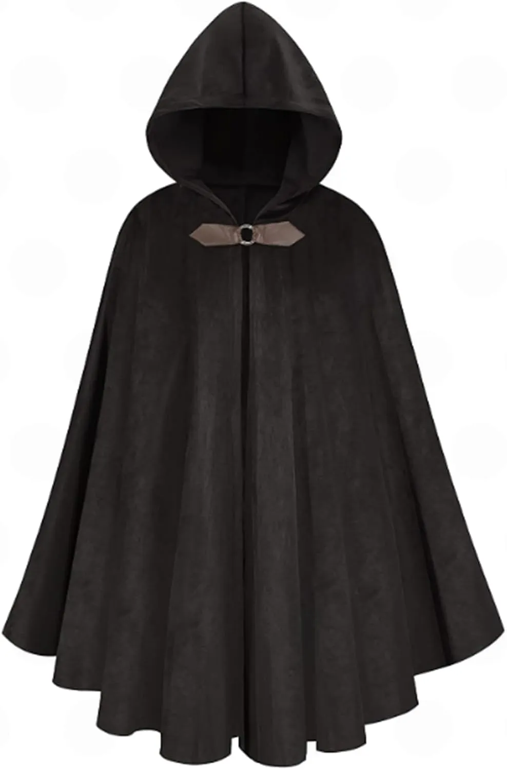 Holloween Costume Renaissance Hooded Cloak - Medieval Ranger Cloak, Cosplay Cape for Men and Women