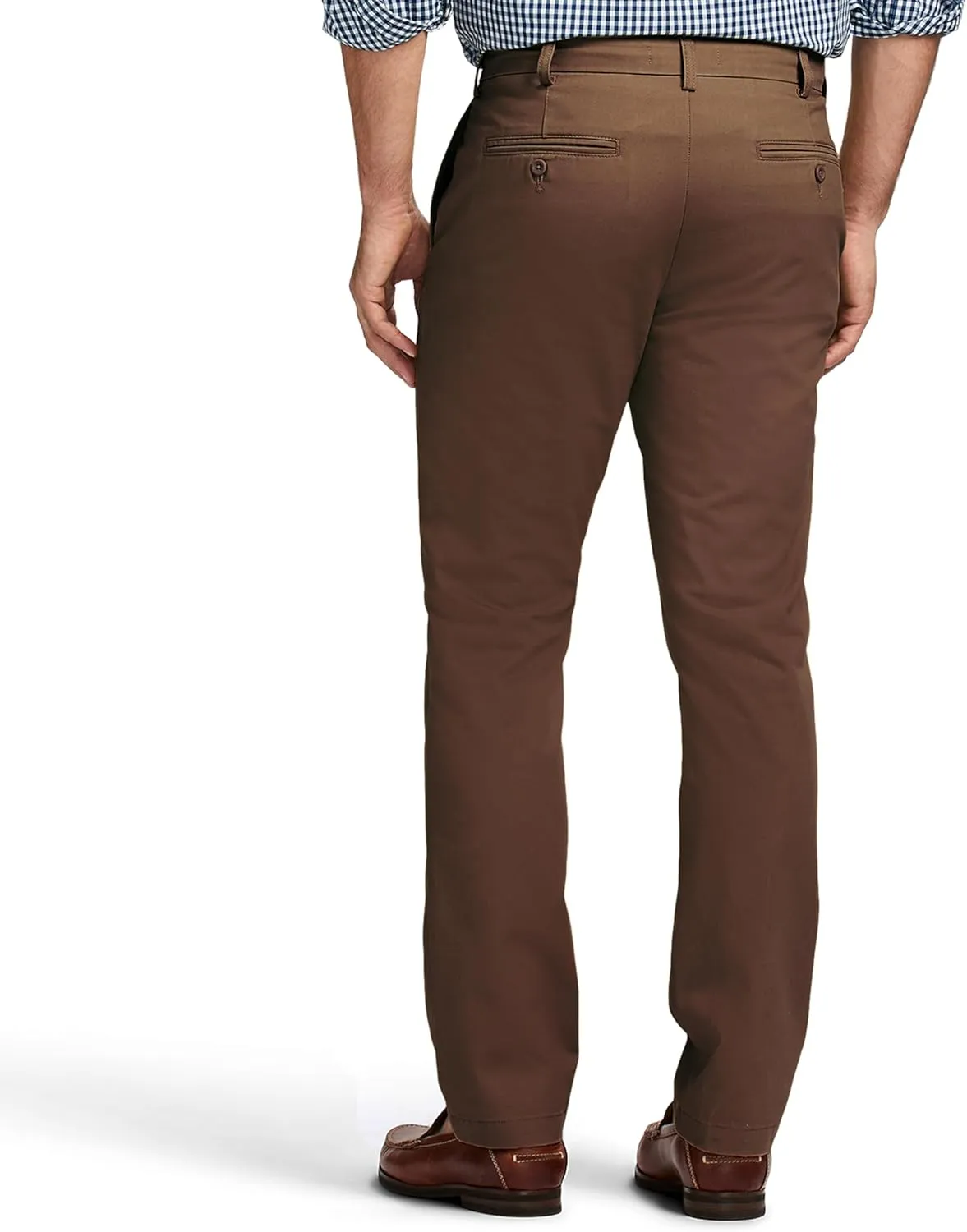 IZOD Men's American Chino Flat Front Straight Fit Pant