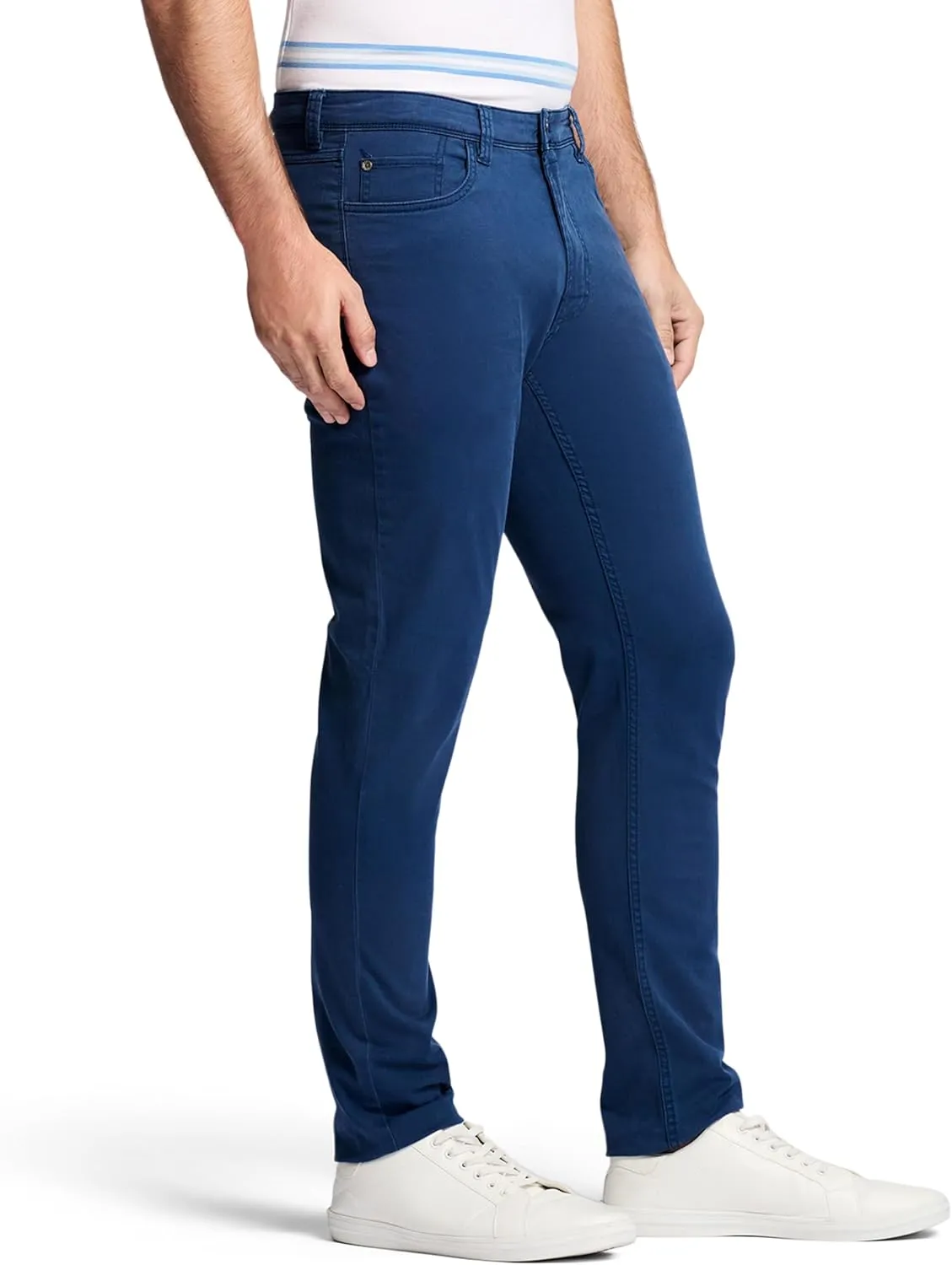 IZOD Men's Big & Tall Performance Stretch Flat Front Pant